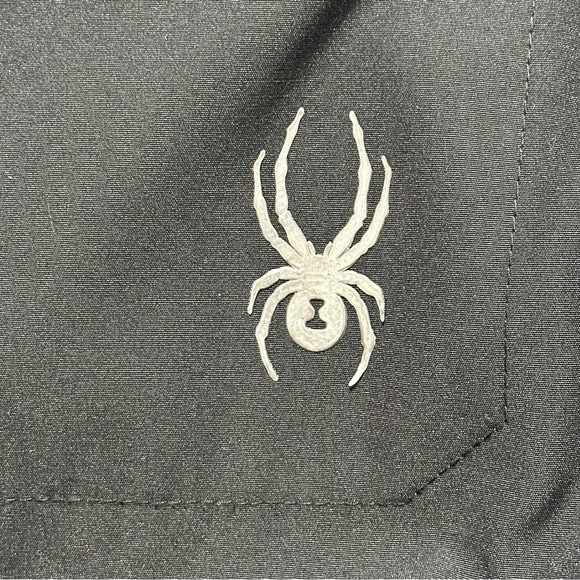 Spyder Boys L 14 16 Black Expedition Mountain Range Explore Summit Parka Jacket - Picture 6 of 10